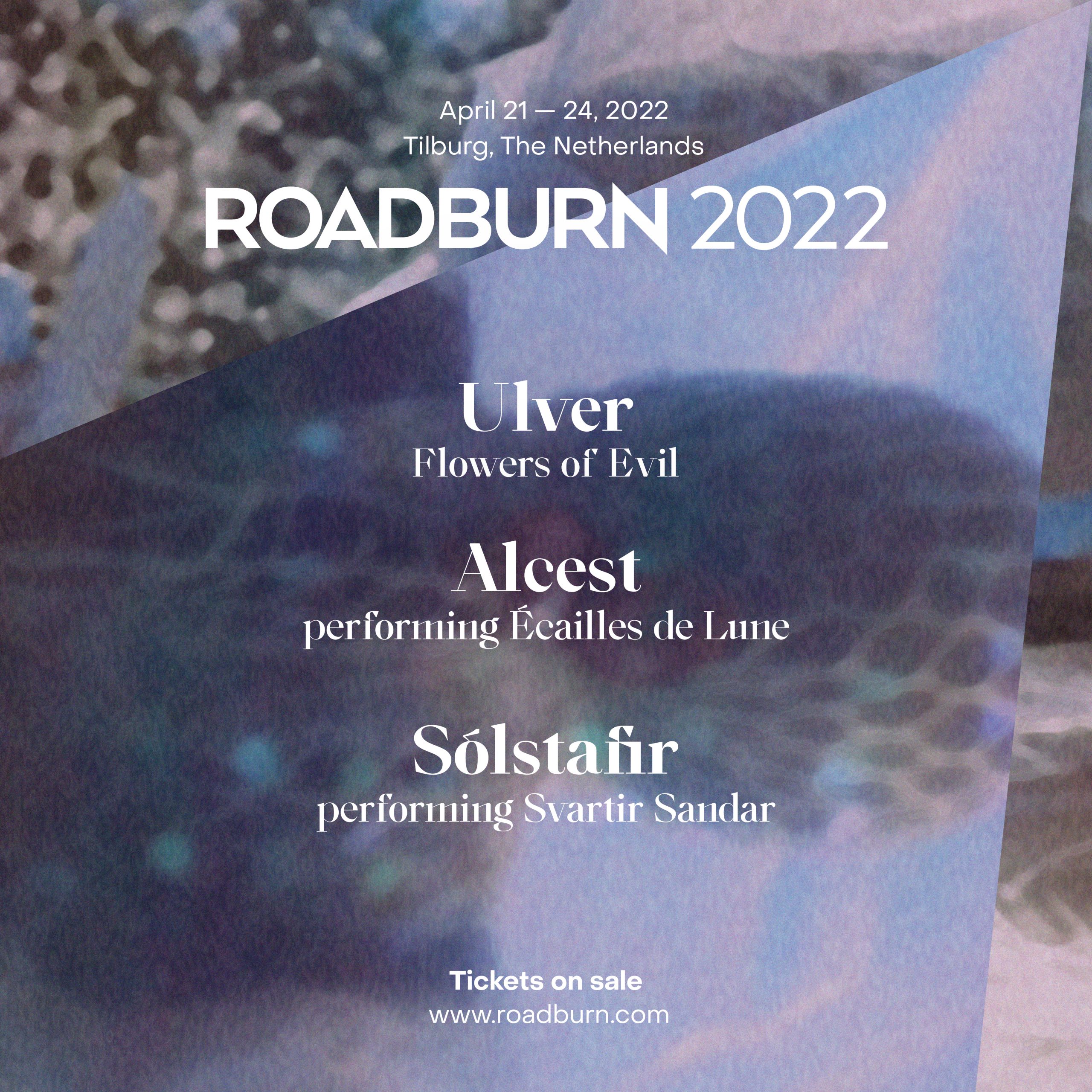 Roadburn 2022 21-24 abril Alcest, Ulver, Sólstafir, Full Of Hell, Green Lung, Lamp of Murmmur, Liturgy, Huntsmen, Russian Circles, Primitive Man, Wiegedood... RB2022_lineupsquares-scaled